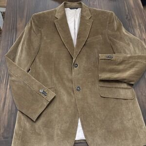 Banana Republic - Cashmere Cotton Blend Corduroy Blazer 44R Sports Jacket Lined